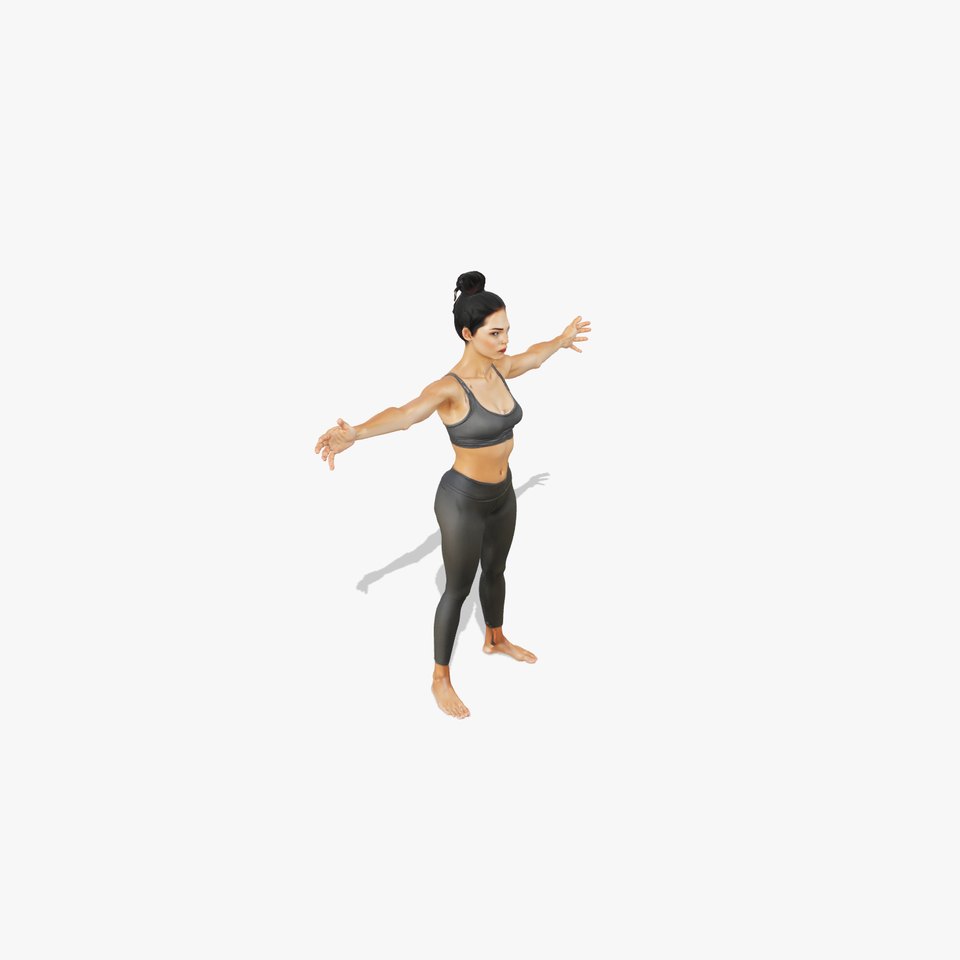 Dynamic Fitness Woman model pack